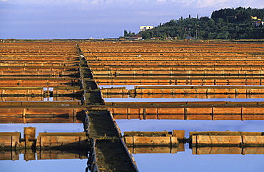 The salt works at Portoroz, Slovenia