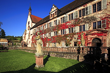 Bronnbach Cistercian monastery, Tauber valley, Romantic Road, Baden-Wurttemberg, Germany