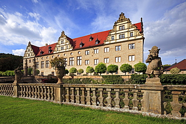 Castle, Weikersheim, Tauber valley, Romantic Road, Baden-Wurttemberg, Germany