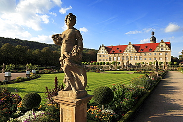 Castle, Weikersheim, Tauber valley, Romantic Road, Baden-Wurttemberg, Germany