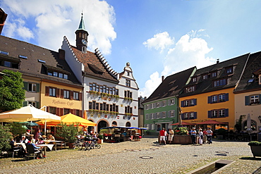 City hall at the market place, Staufen im Breisgau, Breisgau-Hochschwarzwald, Black Forest, Baden-Wuerttemberg, Germany