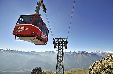 Aerial tramway to mount Eggishorn, Canton of Valais, Switzerland