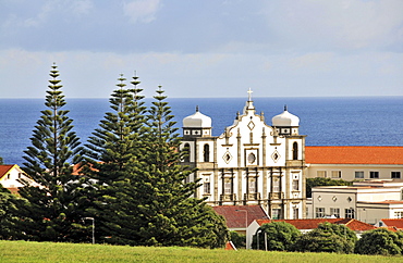 Nossa Senhora da Conceicao church in Santa Cruz das Flores, Island of Flores, Azores, Portugal, Europe