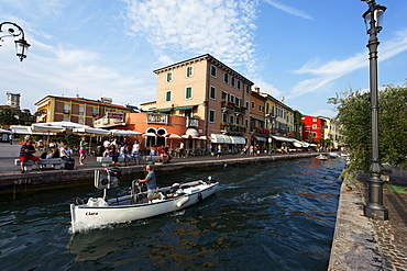 Boat, Lazise, Lake Garda, Veneto, Italy