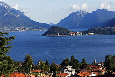 Menaggio, view over Bellagio, Lake Como, Lombardy, Italy