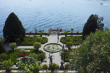 Park, Borromean Palazzo, Isola Bella, Stresa, Lago Maggiore, Piedmont, Italy