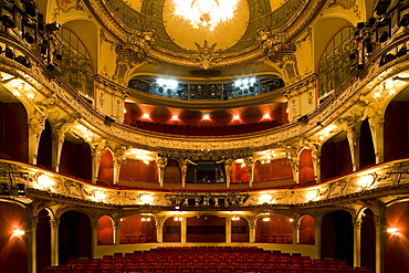 Deserted Theatre Berliner Ensemble, Theatre at Schiffbauerdamm, established by Bertolt Brecht, Berlin, Germany, Europe