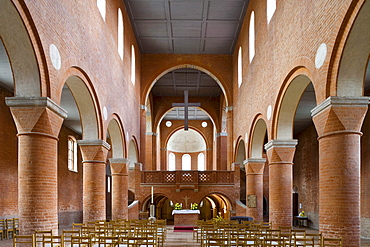 Interior view of Jerichow monastery in the Altmark, Jerichow, Saxony Anhalt, Germany, Europe