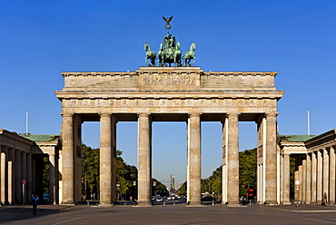 The Brandenburg Gate on Pariser Platz, Berlin, Germany