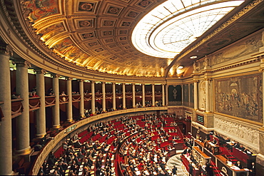 French National Assembly, French Government, Palais Bourbon, 7th Arrondissement, Paris, France