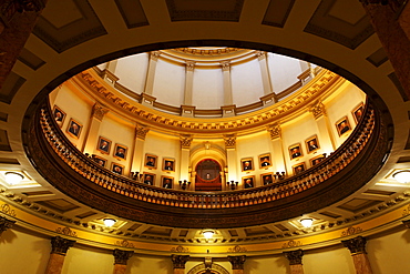 Gallery of the presidents of the USA, Capitol, architect Elijah E. Myers, 200 East Colfax Avenue, Denver, Colorado, USA, North