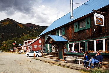 Twin Lake, Inn of the black wolf, Smokehouse, Hotel, Colorado, USA, North America, America