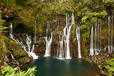 Cascade de la Grande Ravine near Langevin, La Reunion, Indian Ocean