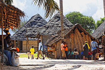 People at the village of Kiwenga, Zanzibar, Tanzania, Africa