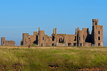 Slains Castle near Cruden Bay, Aberdeenshire, Scotland