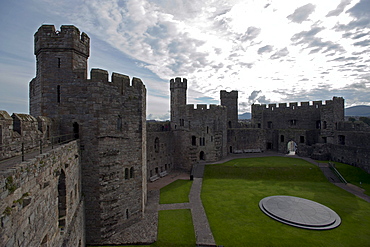 Caernarfon Castle, Caernarfon, Wales, UK