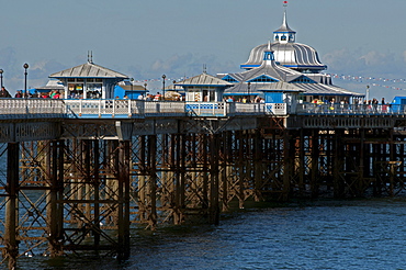 Llandudno pier, seaside reort of Llandudno, Wales, UK