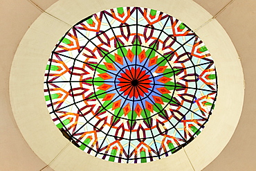 Oman Muscat Mutrah Roof with glas ornaments