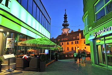 Michaeler gate at the old town of Bratislava, Slovakia, Europe