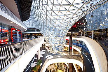 MyZeil is a shopping centre in Frankfurts city centre, Frankfurt am Main, Hesse, Germany, Europe