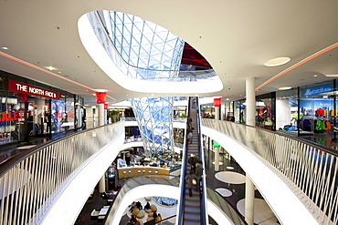 MyZeil is a shopping centre in Frankfurts city centre, Frankfurt am Main, Hesse, Germany, Europe