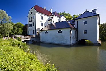 Freisaal castle in the sunlight, Salzburg, Austria, Europe