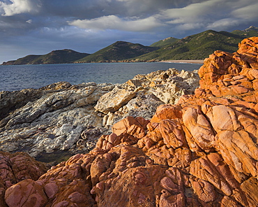 The red rocks of Galeria, Corsika, France