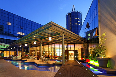 Hotel with a swimming pool, Cagliari, Sardinia, Italy