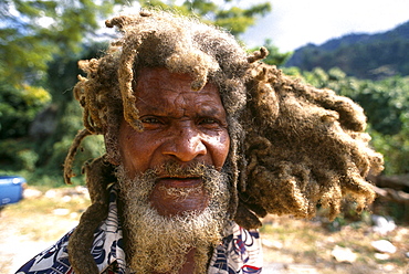 Jamaican with dreadlocks, Kingston, Jamaica