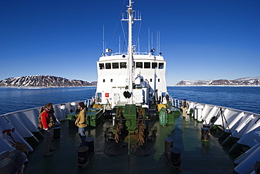 Expedition ship, Spitsbergen, Norway