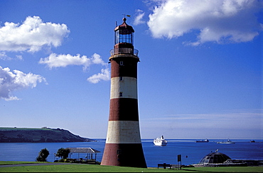 Lighthouse The Hoe, Cornwall, Plymouth, The Hoe, Europe, England