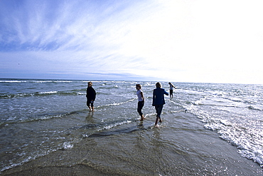 Grenen, the northmost tip of Jutland, where the North sea, Skagerrak meets Kattegat, Near Skagen, Northern Jutland, Denmark