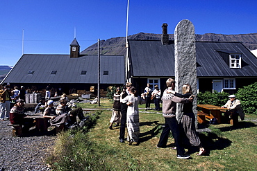 Icelandic Folklore Dancing, Turnhus Maritime Museum, Ã•safjoerdur, Isafj'rdur, Ã•safjardarbar, Iceland