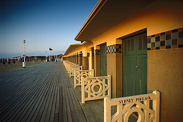 Boardwalkat Deauville, Normandy, France