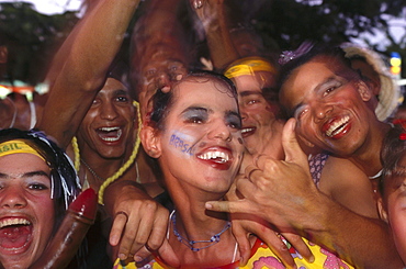 Drag Queen Party, Laughing transvestites, Brazil, South America