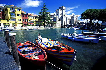 Scaglian Castle, Sirmione, Lazise, Gardasee, Verona, Italien