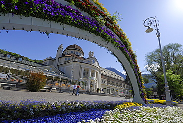 spa gardens of Meran, Vinschgau, South Tyrol, Italy