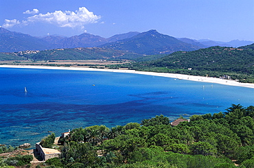 Cottage, Propriano beach, west coast near Propriano Corsica, France