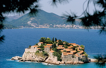 Sveti Stefan near Budva, Montenegro