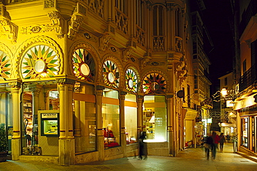 Shops in the old part of the town, Palast, Palma de Mallorca, Mallorca, Spain