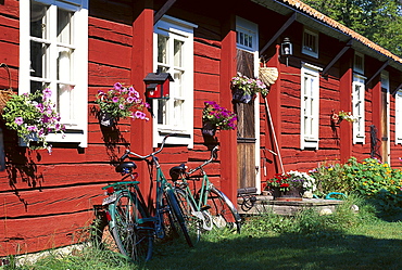 Summer Cottage and two cycles, Arholma, Stockholm Archipelago, Sweden