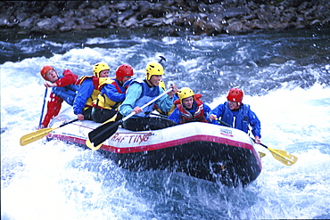 Rafting on River Otta, Western Middle Norway