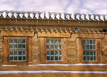 Wooden house in Kolomenskoye, Moscow, Russia