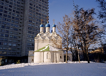 Church on New Arbat, Moscow, Russia