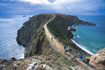 Wandering path, La CoupÃˆe, Sark, Channel Islands, United Kingdom