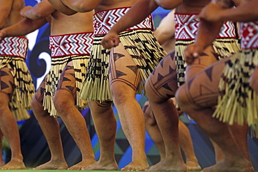 Maori dance performance, Rotorua, Maoris at Rotorua Arts Festival, cultural performance, Rotorua, North Island, New Zealand