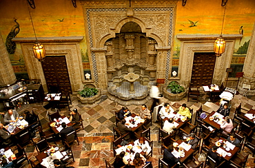 People inside a restaurant at Casa de Azulejos, Centro Historico Mexico, America