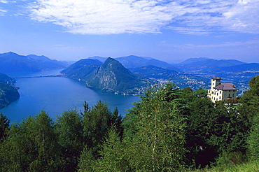 Monte BrÃˆ, Lago di Lugano, Tessin Switzerland