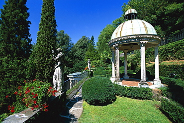 Parc, Villa Scherrer, Morcote, Lago di Lugano Tessin, Switzerland