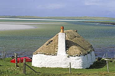 croft cottage, Isle of North Uist, Outer Hebrides, Scotland, GB